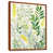 Toile avec cadre flottant brun
