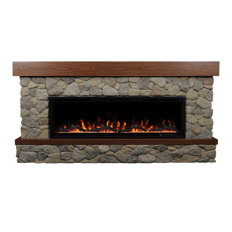 Country Living Brookstone Electric Fireplace Mantel Package - Mantel & Firebox