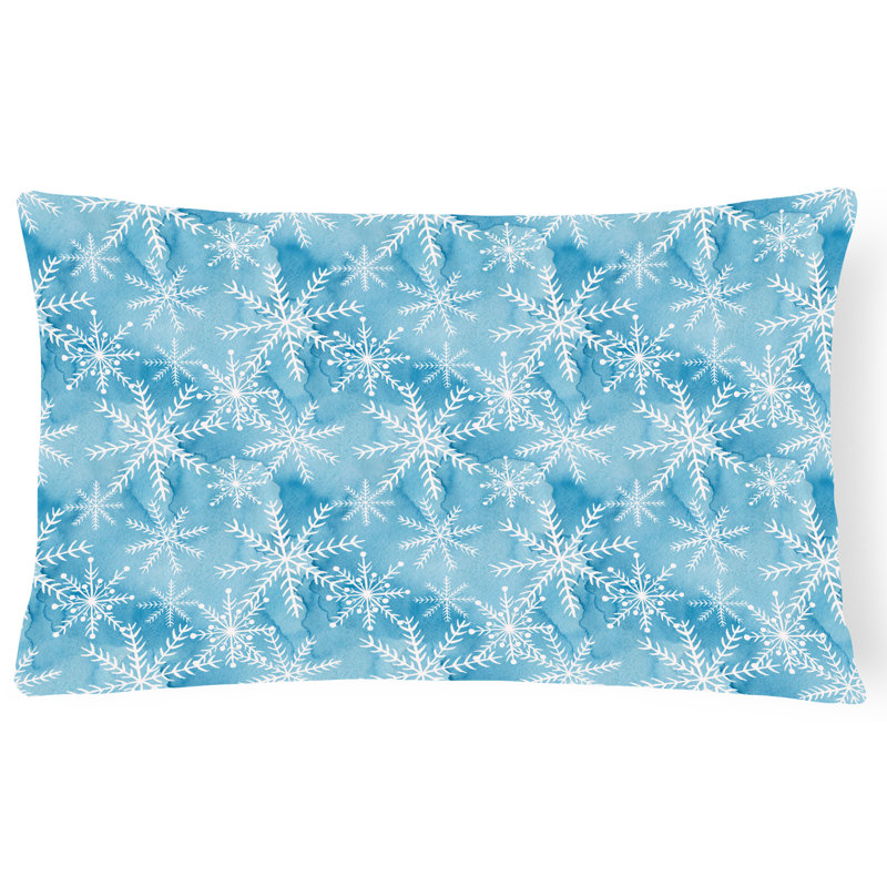  Coussin décoratif intérieur / extérieur Watercolor Snowflake