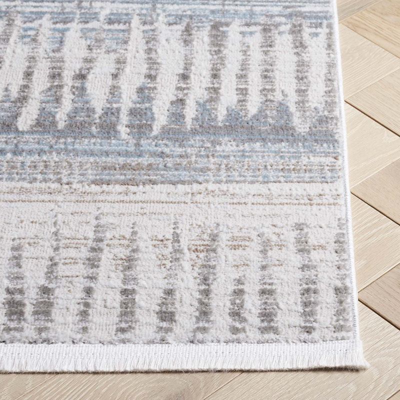 Tapis abstrait Candelario Performance, Rectangle 5 pi 3 po x 7 pi 6 po