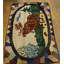 Tapis crocheté ivoire ivoire