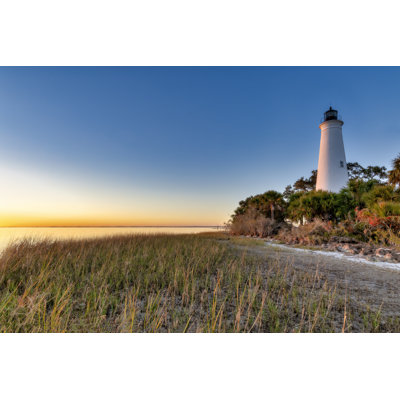 St. Marks Lighthouse by TerryKelly - Wrapped Canvas Print