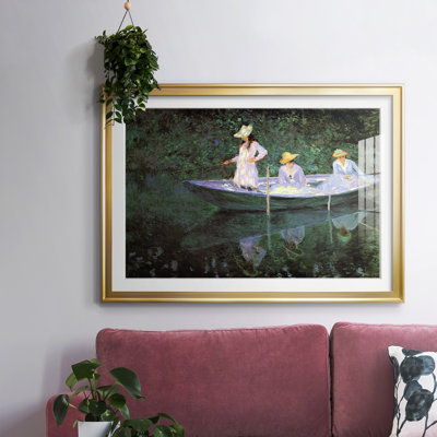 Monet, impression encadrée sur papier par Claude Monet