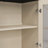 Antique Style 4-door Sideboard With Tempered Glass Doors, Adjustable Shelves And Classic Decorative Handles-1032163591