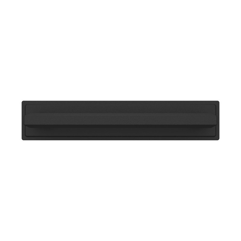 4940 Transitional Back Plate, Satin Black