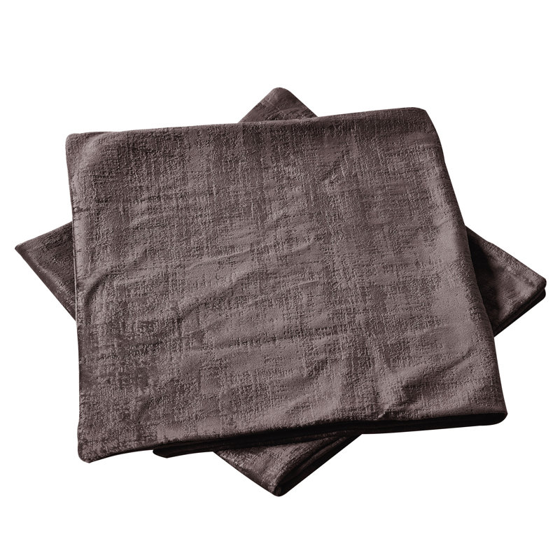 Housse de coussin rectangulaire en velours texturé, Tambour de pluie