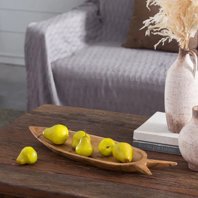 Carrot-shaped Decorative Plate – Natural Accent For Tabletops & Creative Display