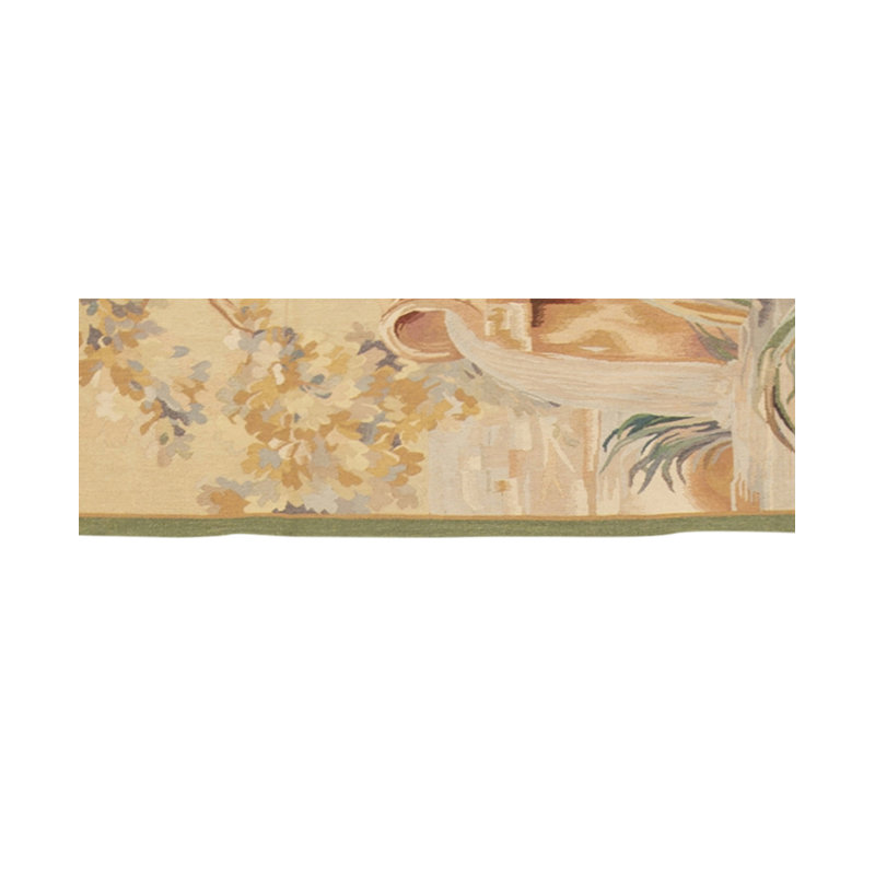 Hand-Knotted High-Quality Cream Runner