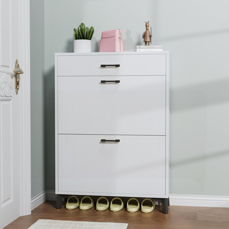 16 Pair Shoe Storage Cabinet