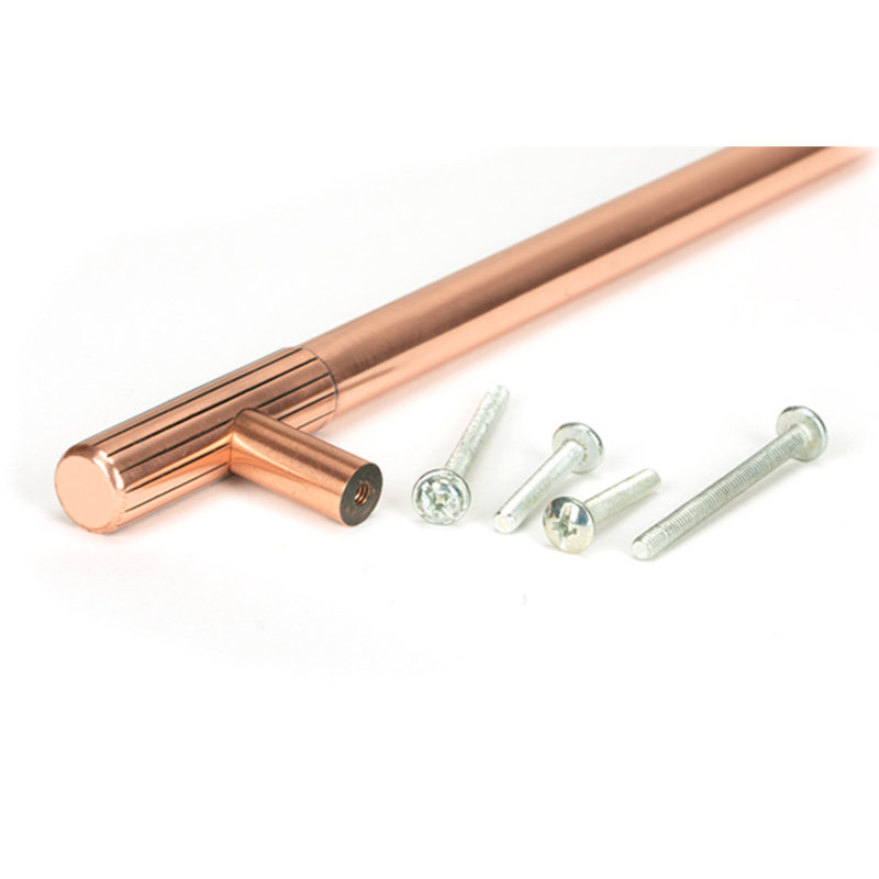 Bar Handle, 9.6 cm, Polished Bronze