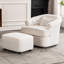 Chaise pivotante avec repose-pieds (chaise incluse seulement)