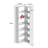 6-tier Corner Bookshelf With Baffles, L Shaped Tall Bookcases, 6-tier Bookshelf And Bookcase With Open Storage For Home Office-137098503