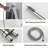 2 Handle Floor Clawfoot Tub Faucet-82964699