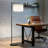 Montage Modern 60" Black LED Floor Lamp with Tan Fabric Drum Shade, Bulb Included-1038233512-954732195