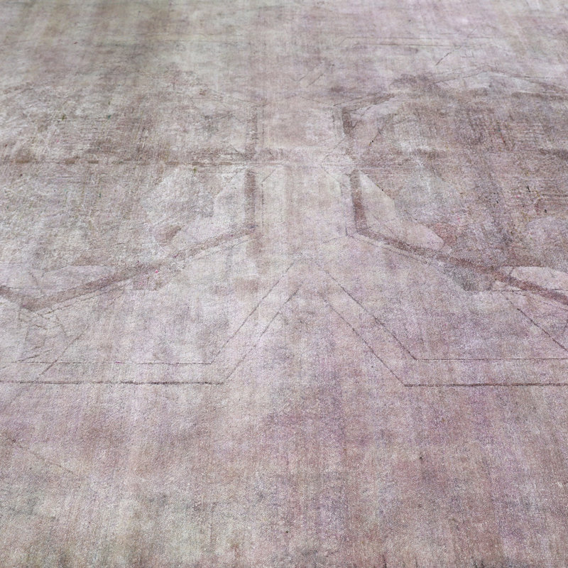 Pink Alchemy Transitional Silk Rug - 8'8" x 12'1"