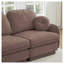 Canapé 2 places avec coussins ronds et coussin matelassé Rose Dust Chenille-1618849815
