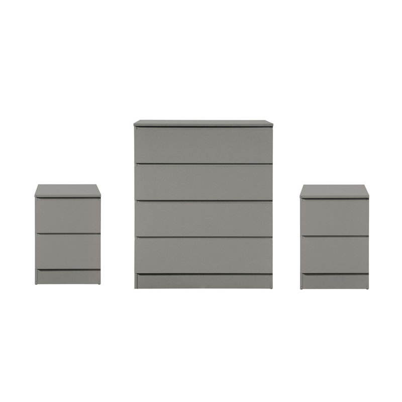 Sheana Piece Bedroom Set, Grey