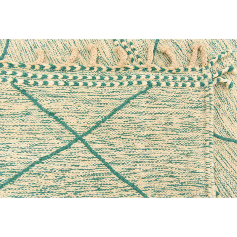 Tapis bleu sarcelle Mosser