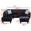 Canapé modulaire en flanelle 3 pièces-521368000-521368003