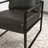 24.6" Wide Minimalist Soft Cushioned Back Upholstered Sled Base Arm Accent Chair (Set of 10)-108052968