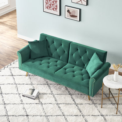 Fantaisa 69.7'' Velvet Sleeper