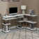 Edwin 2 L-Shaped Computer Desk Office Set