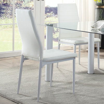 Chaise d'appoint blanche