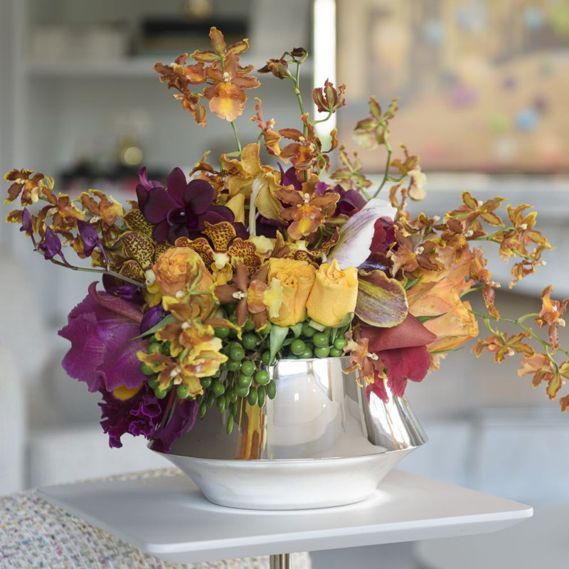 Handmade Silver Table Vase
