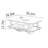 Wujin wood marble coffee table