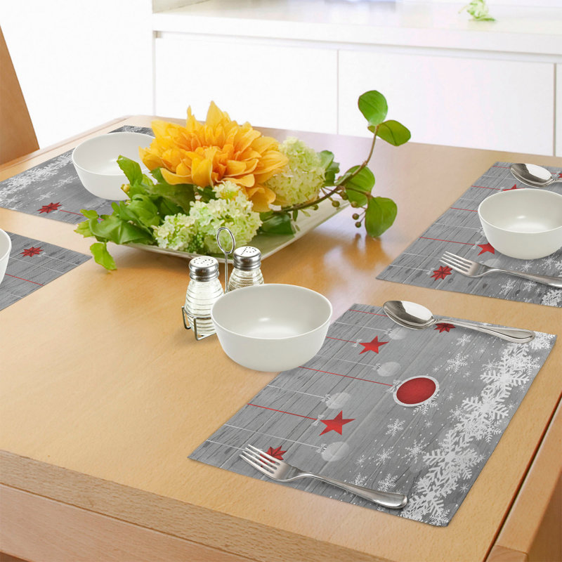 Ensemble de napperons 8 pièces East Urban Home