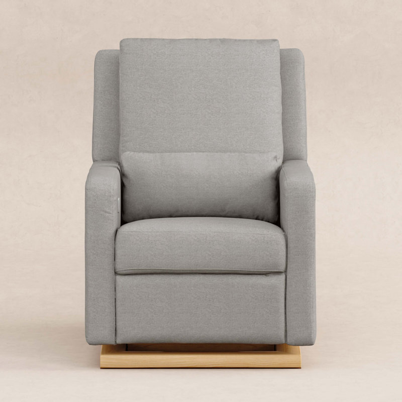 Sigi 34" Performance Grey Eco-Weave Electronic Recliner with USB
