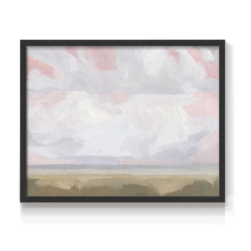 Sandbridge Beach II - Reproduction encadrée - Restickable, Noir, noir, noir, noir, H 22 po x l 28 po
