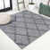 Briano Diamond Trellis Dark Gray Indoor/Outdoor Rug