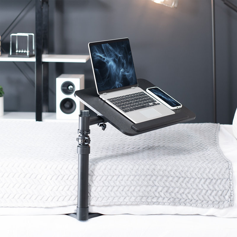  Table de lit avec support sous le matelas, plateau réglable