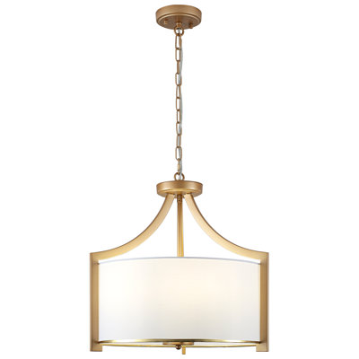 Lustre tambour 6 lumières à intensité variable