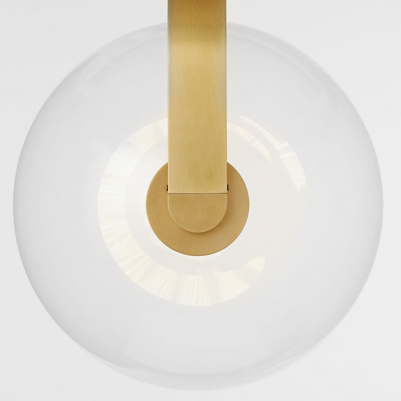 Fues Medium Pendant, White