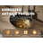MEJE 16x13-Inch Oval Egg Shape Bathroom Vessel Sink, Antique Pattern Design, Above Counter Bathroom Vanity Bowl Basin, Vintage Gold