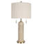 Lampe de table Travertine Elegance - Or doux - Ensemble de 2