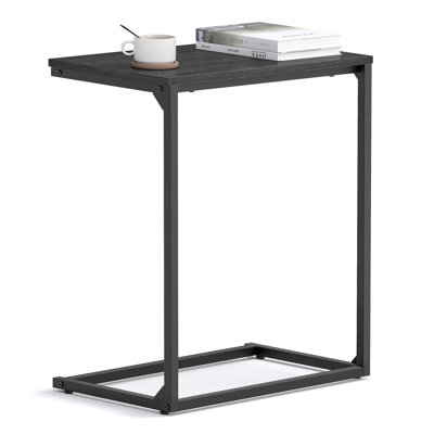 C Shape End Table by 17 Stories