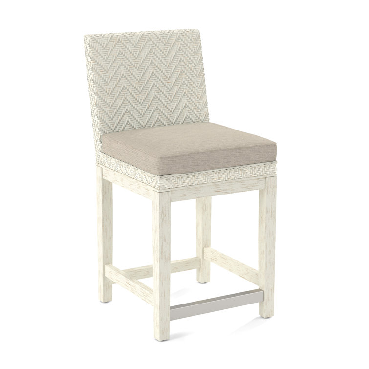 Tabouret de comptoir tissé