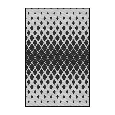 Tapis noir / gris Power Loom