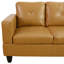 Ensemble de canapé modulaire en similicuir 3 pièces avec repose-pieds Ginger-98175008-98175001-98175010