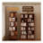 Rotating Bookshelf, 360 Display Corner Bookshelf for Small Space, 6 Tier Bookcase Storage Rack with Wheels, Wood Narrow Organizer for Bedroom, Living Room, Study Room, Walnut Brown,Shelves,Bookcase