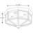 Manolla Glass Flush Mount-21228028