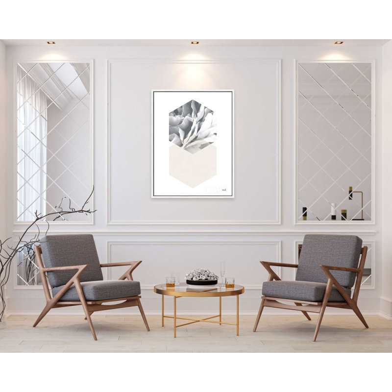 «Basking in the Sunshine II» par Loreth Lanie - reproduction de cadre flottant sur toile