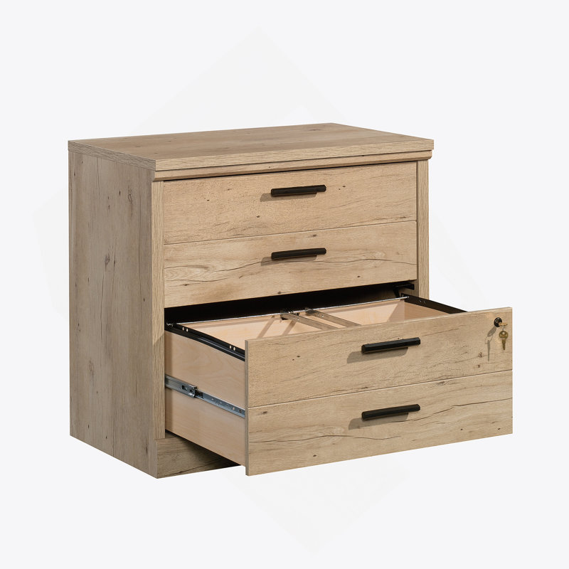 Classeur latéral, finition brune