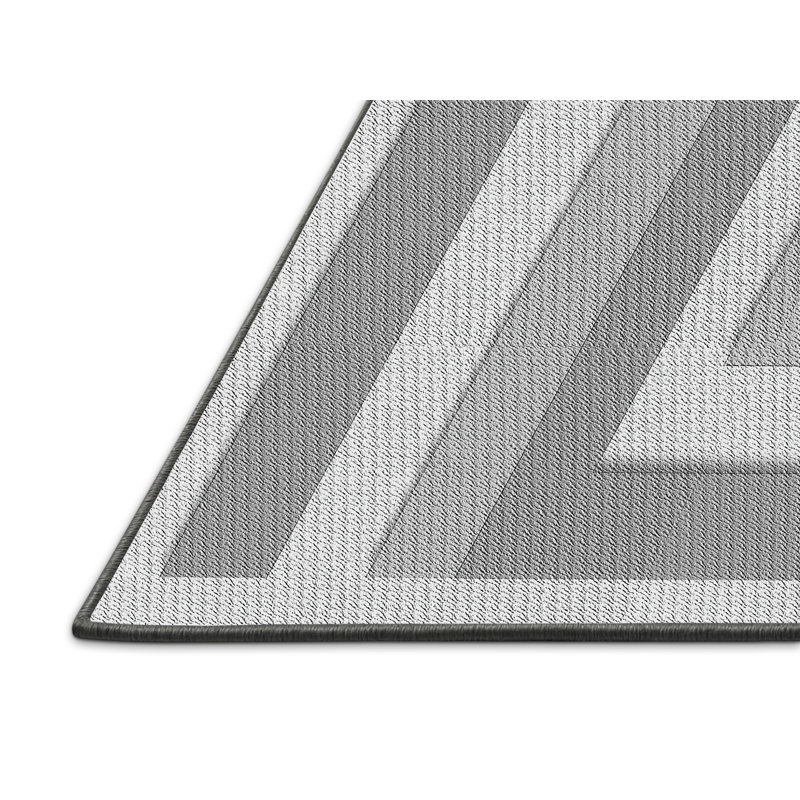 Tapis abstrait gris, Rectangle 6 pi x 9 pi