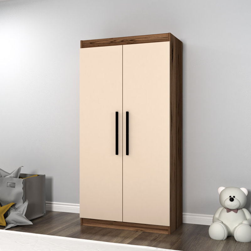Armoire Ayreanna, Noyer clair beige