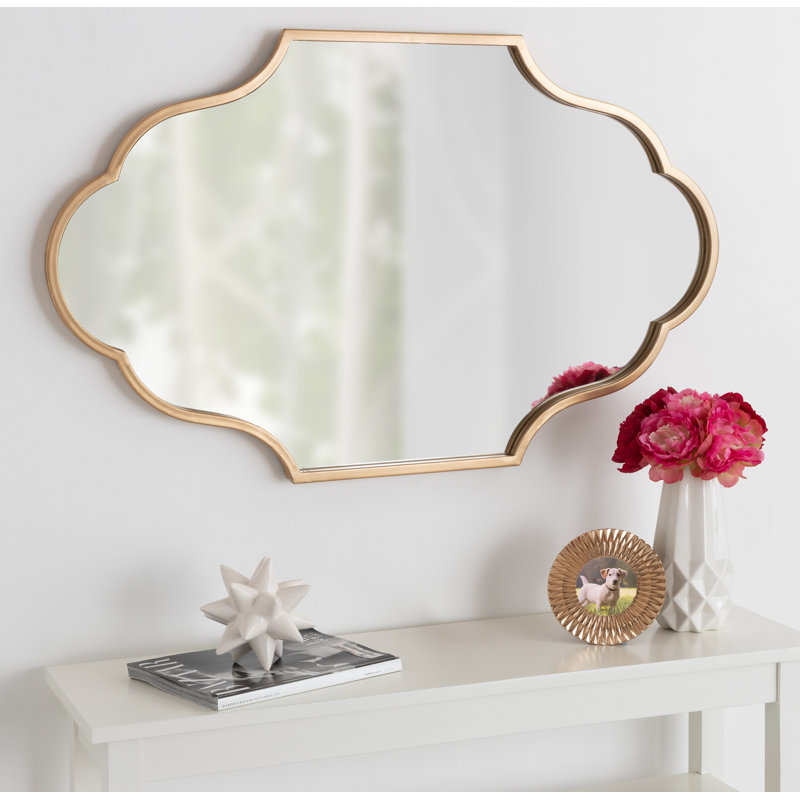 Miroir d'appoint Passabe Glam, Doré, 23 po x 37 po