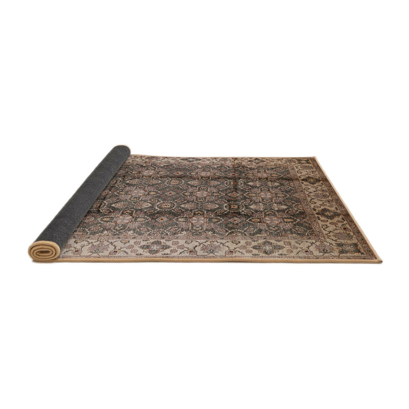 Tapis oriental beige / vert Draper, Rond 7 pi